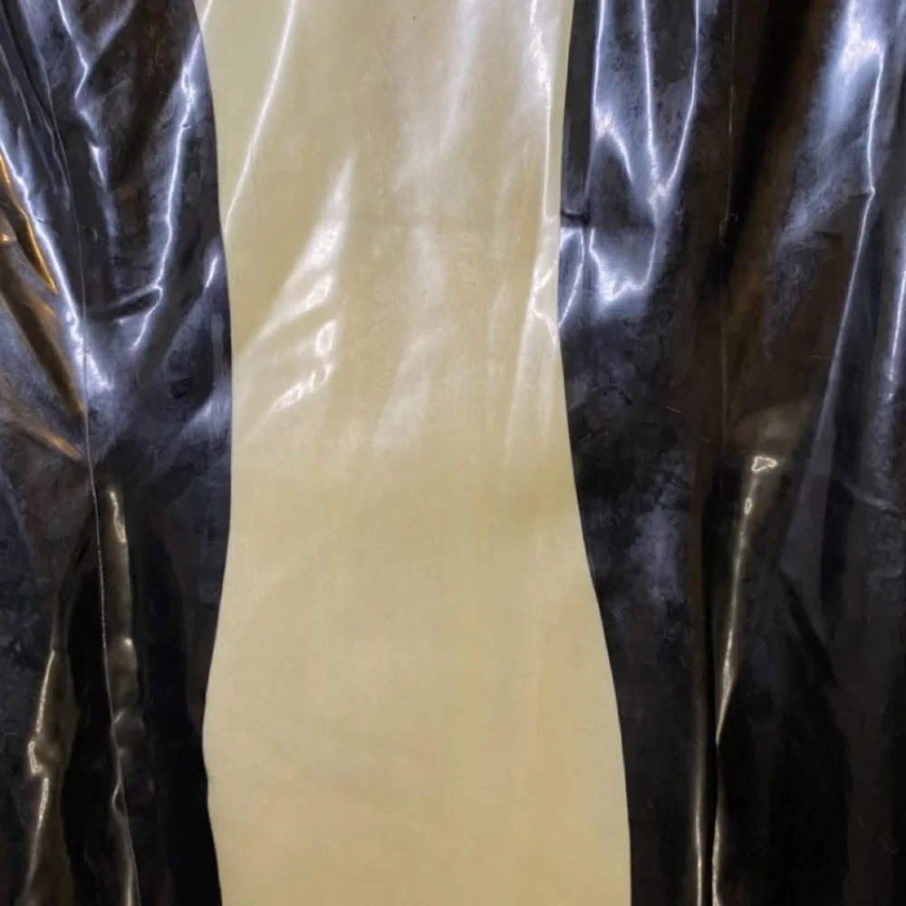 Latex Stripped Dress by Rubber Eva - Picture 8 of 15